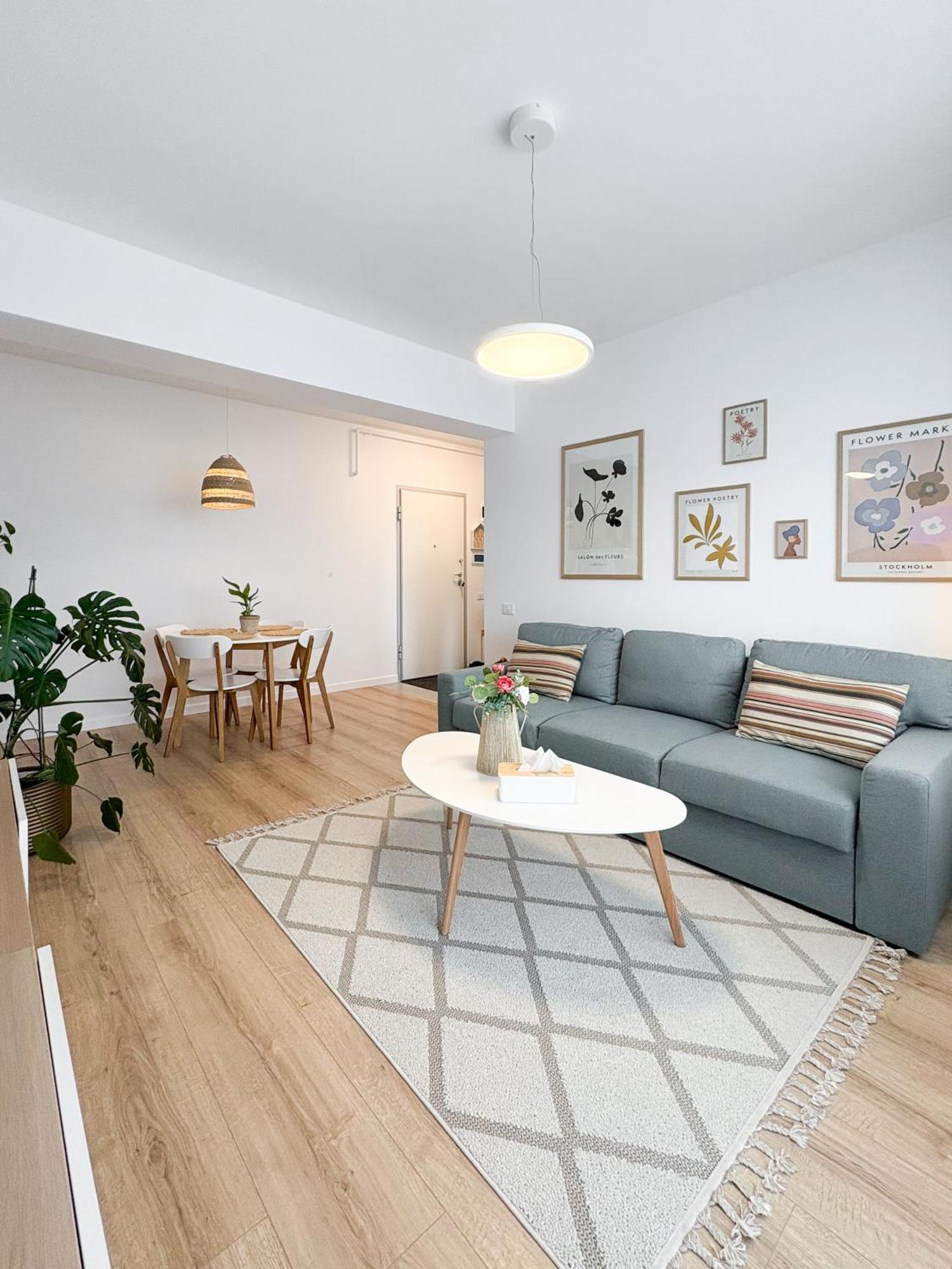 The Cozy Flat - Modern, New, 2 Rooms Apartment, Parking 부쿠레슈티 외부 사진